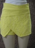 shorts saia de renda.