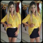 camisa chiffom